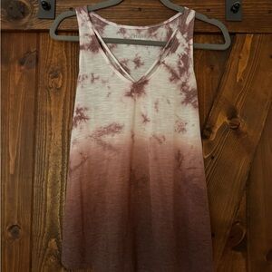 Mudd White and Pink Ombré Tank Top